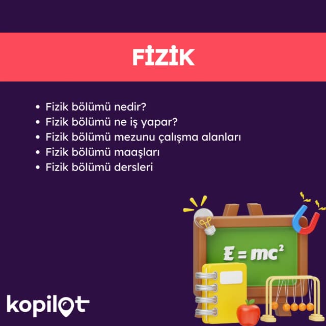 Fizik  Bölümü Nedir? Ne İş Yapar? Maaşları