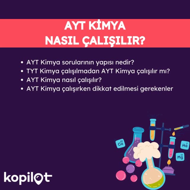 AYT Kimya Nasıl Çalışılır? Nereden Başlanmalı?