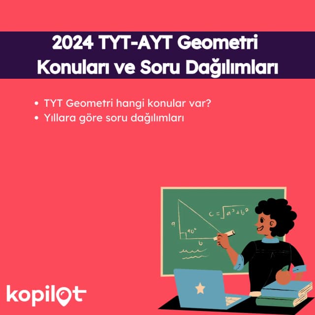2024 TYT - AYT Geometri Konuları ve Soru Dağılımları