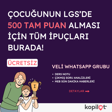 TÜRKİYE'NİN EN BÜYÜK VELİ WHATSAPP GRUBU